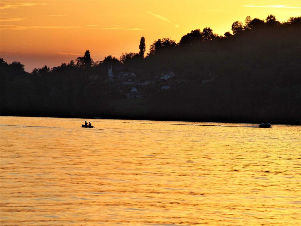 Sonnenuntergang am Untersee in Kattenhorn