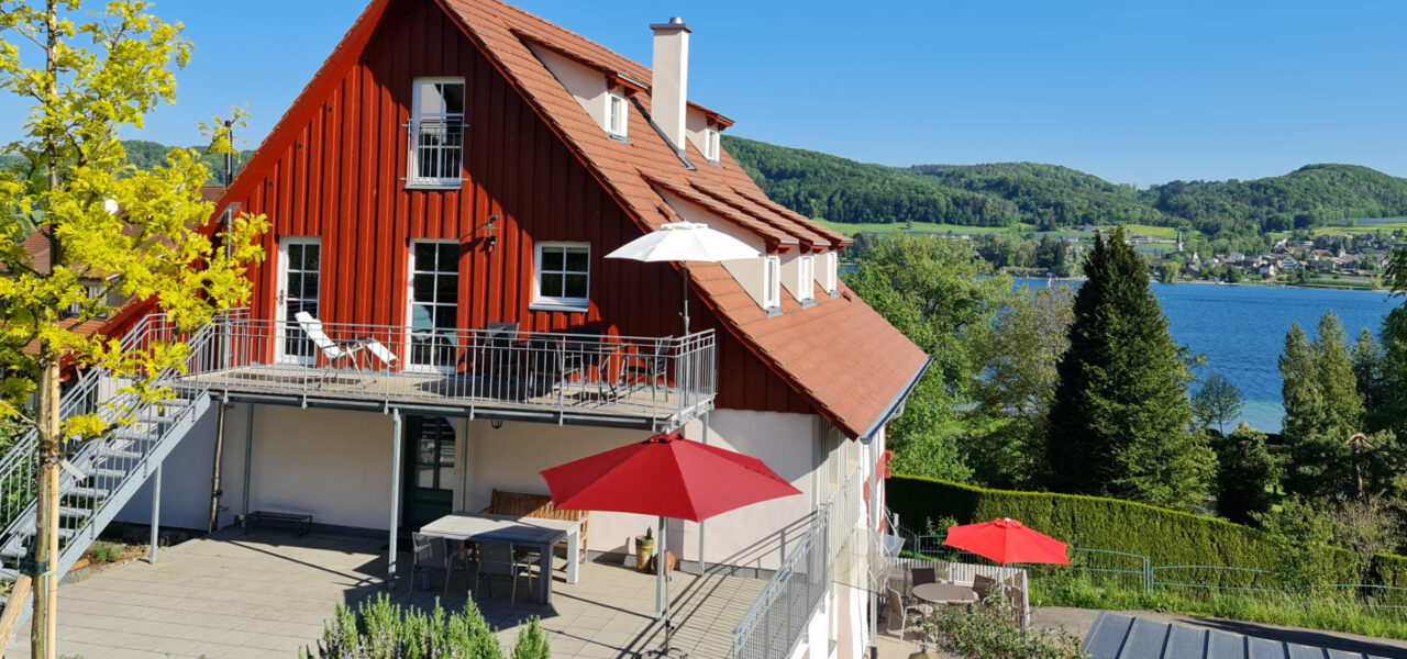 Eingang der Ferienwohnung im Dachgeschoss